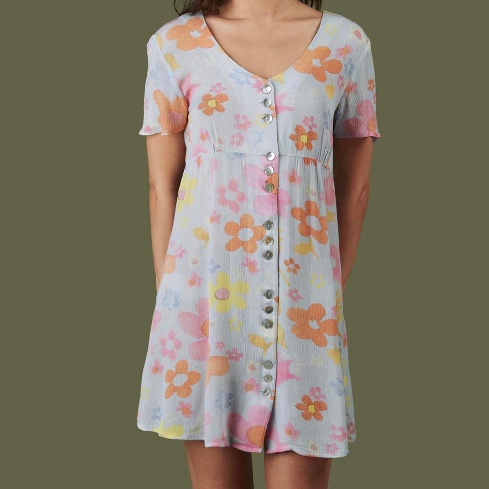 UNIF Multicolor Floral Chemise